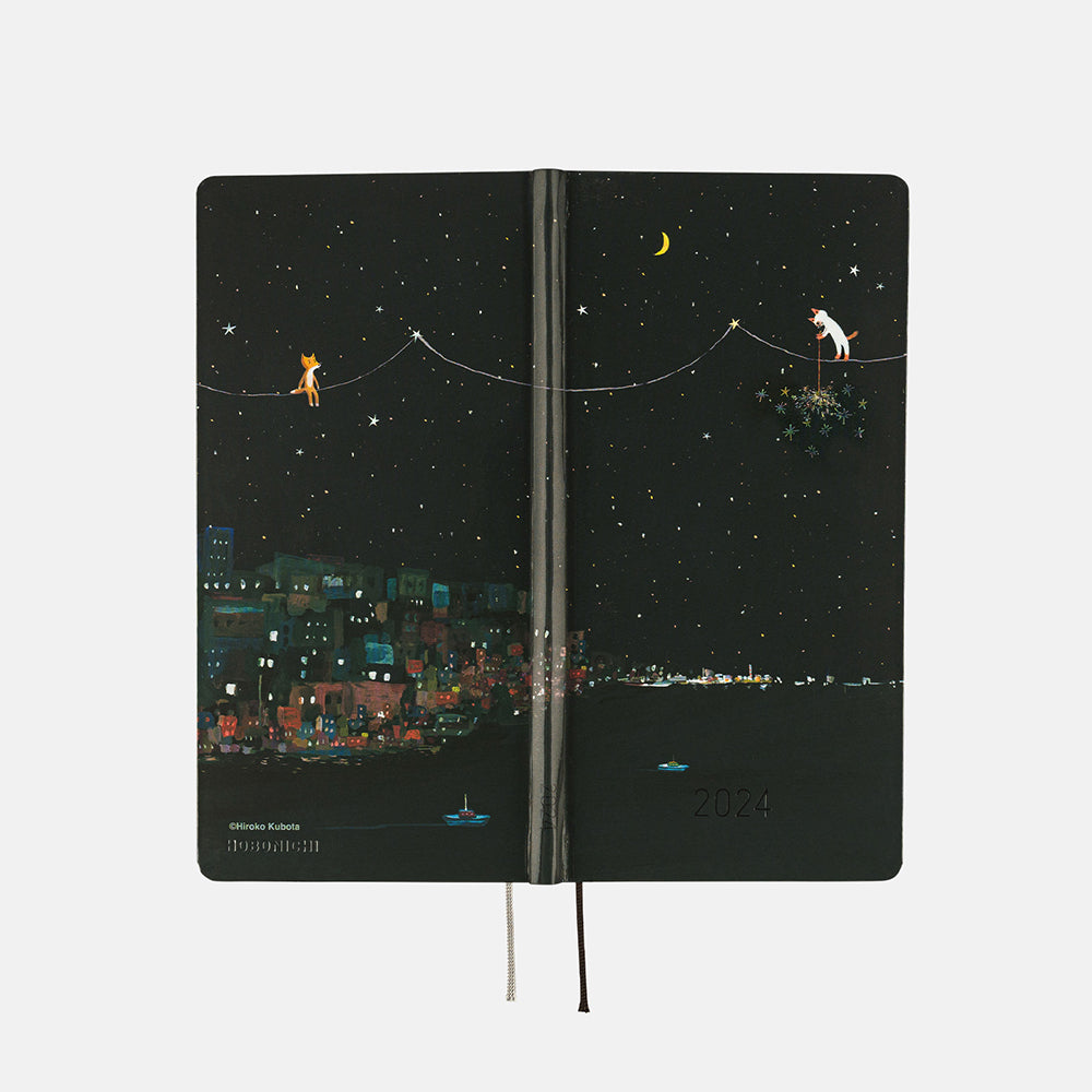 Hobonichi Techo Weeks 2024 Hiroko Kubota Another night of falling s