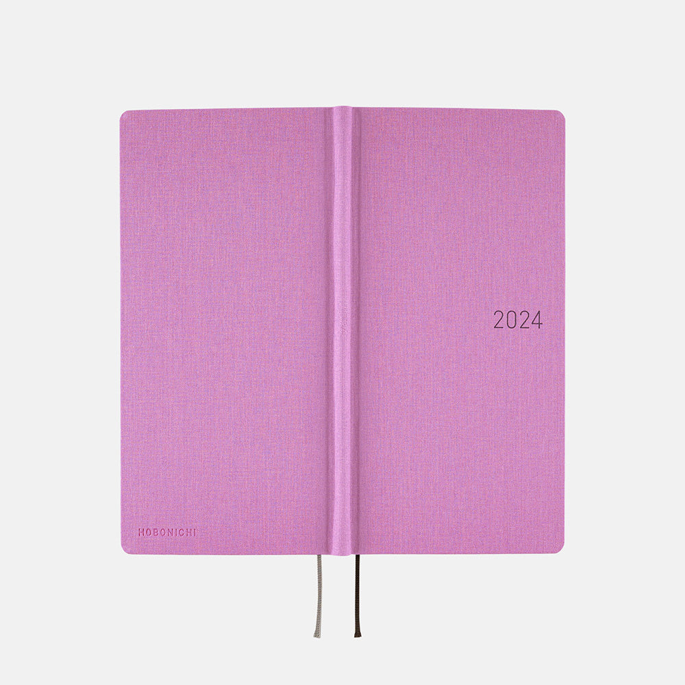 Hobonichi Techo Weeks 2024 Colors Lavender Yoseka Stationery