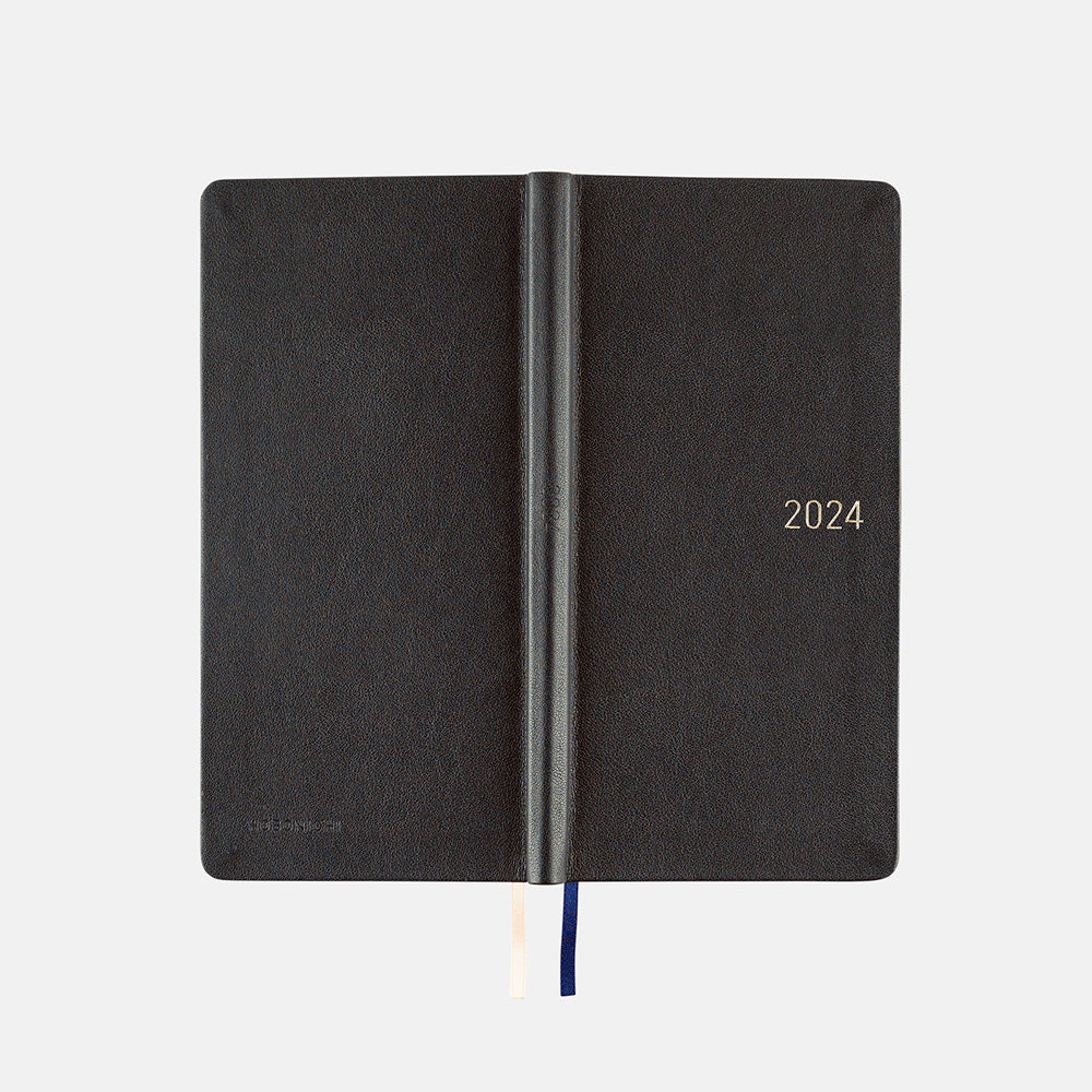 Hobonichi Techo Weeks 2024 Leather Classical Navy Yoseka Stationery