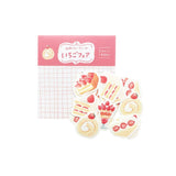 Furukawa Paper "Pochitto" Flake Sticker - Strawberry