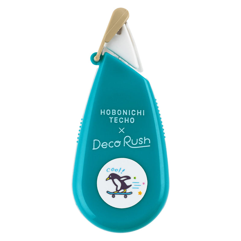 Plus x Hobonichi Deco Rush - Skateboard Penguin