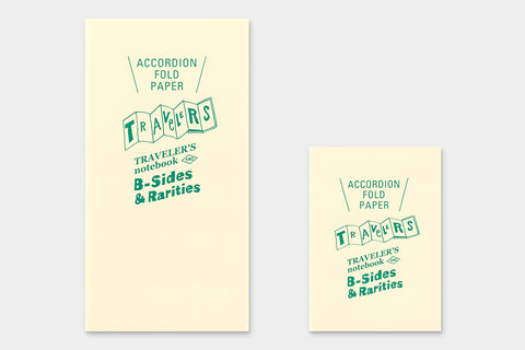 B-Sides & Rarities - Passport Size Refill - Accordion Fold Paper