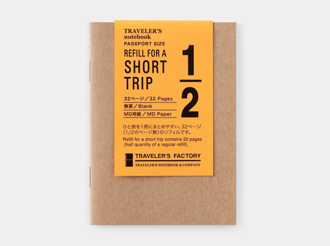 Refill For A Short Trip - Passport Size Refill - MD Paper