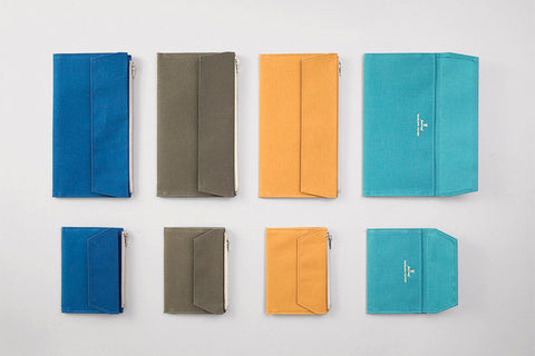 Traveler's Factory - Paper Cloth Zipper Case - Passport Size - Limited Item