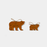 Traveler's Factory - Holiday Bear Leather Tag - Limited