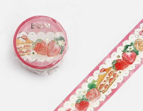 BGM Washi Tape - Strawberry Sweets