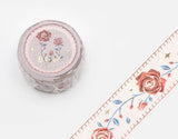 BGM Washi Tape - Embroidered Ribbon Rose