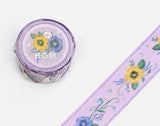 BGM Washi Tape - Embroidered Ribbon Violet