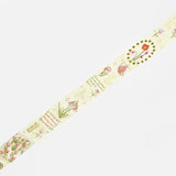 BGM Washi Tape - Special Romance in the Garden Yellow