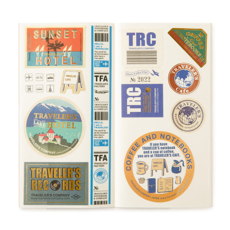 TRAVELER'S COMPANY TRAVELER'S notebook Refill 031 - Regular Size - Sticker Release  Paper
