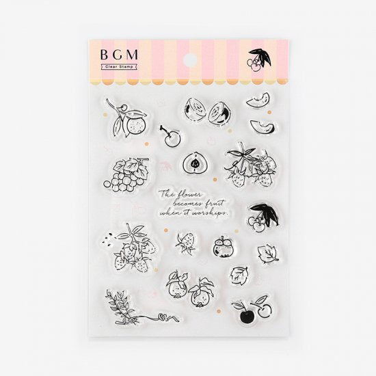 BGM Clear Stamp - Fruit