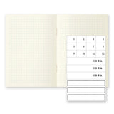 MD Notebook Light - A6 - Grid