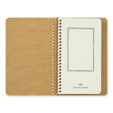 TRAVELER's Company - Spiral Ring Notebook - Blank DW Kraft Paper - A6 Slim