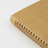 TRAVELER's Company - Spiral Ring Notebook - Blank DW Kraft Paper - A6 Slim