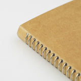 TRAVELER's Company - Spiral Ring Notebook - Blank MD Paper White - A6 Slim