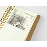 TRAVELER's Company - Spiral Ring Notebook - Paper Pocket - A6 Slim