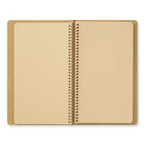 TRAVELER's Company - Spiral Ring Notebook - Blank DW Kraft Paper - A5 Slim