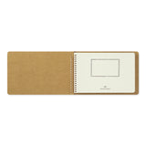 Traveler's Company - Spiral Ring Notebook - Blank DW Kraft Paper - B6