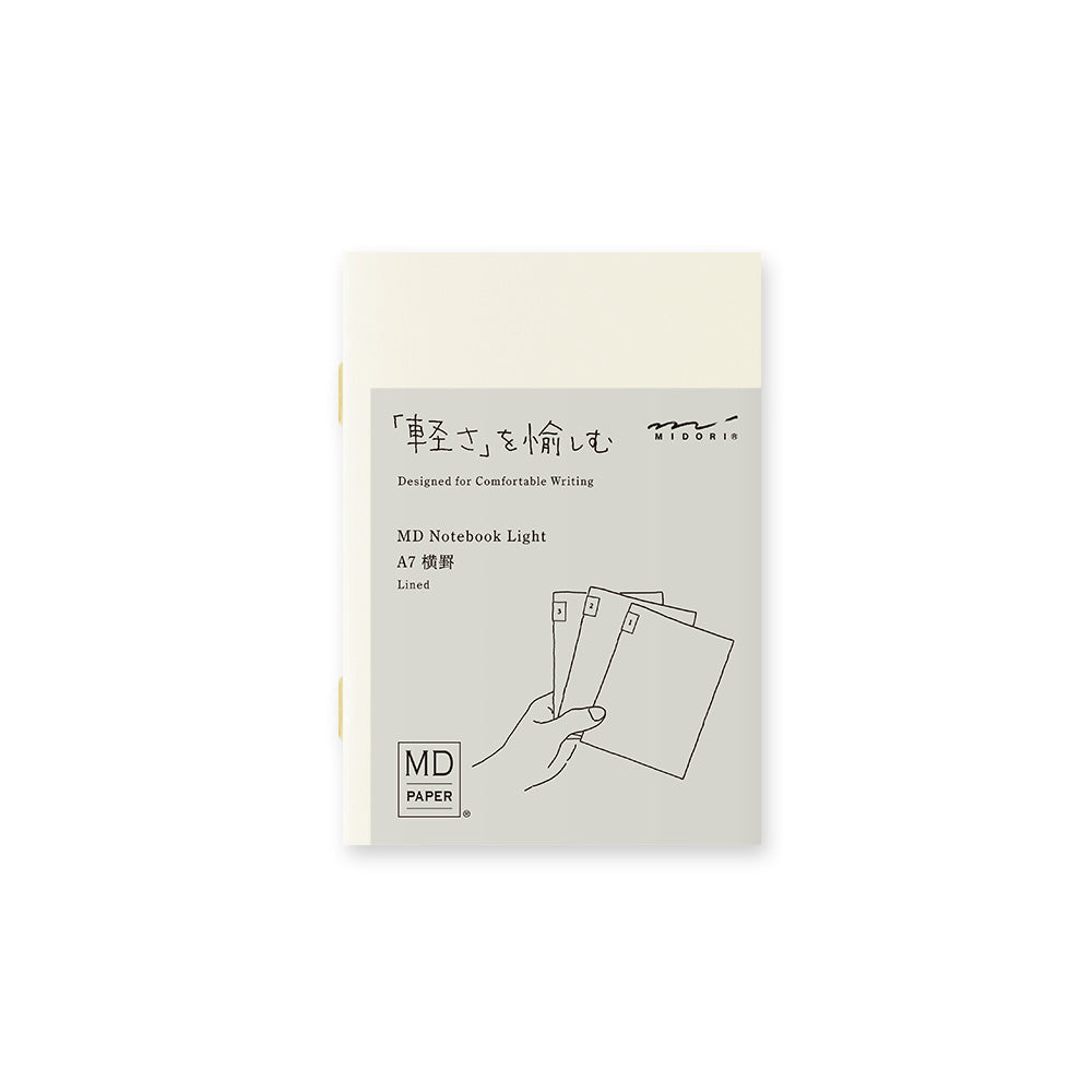 MD Notebook Light - A7 - Lined – Yoseka Stationery