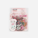 BGM Flake Sticker - Blooming Bottle - Pink