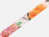 BGM Washi Tape - Watercolor Rose
