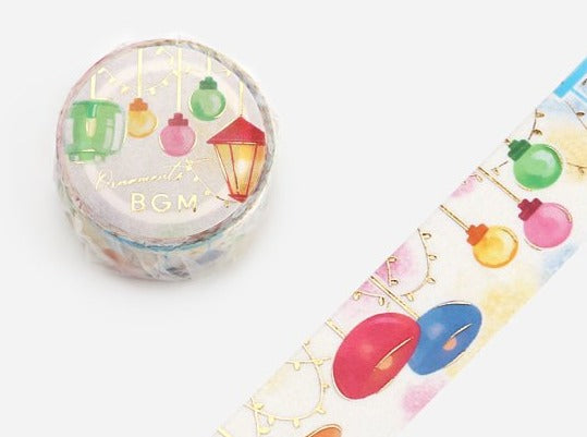 BGM Washi Tape - Lamp Ornaments