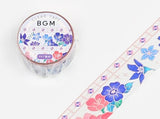 BGM Clear Tape - Stained Glass Dream Flower