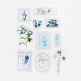 BGM Flake Sticker - Garden Post Office - Blue