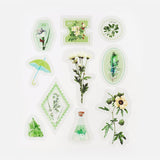BGM Flake Sticker - Garden Post Office - Green