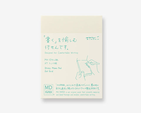 MD Sticky Memo Pad - A7 - Dot Grid