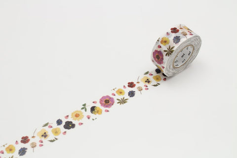 mt Washi Tape - for pack - Pressed Flower