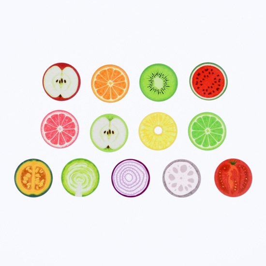 Bande Fruit And Vegetable Slices – Yoseka Stationery