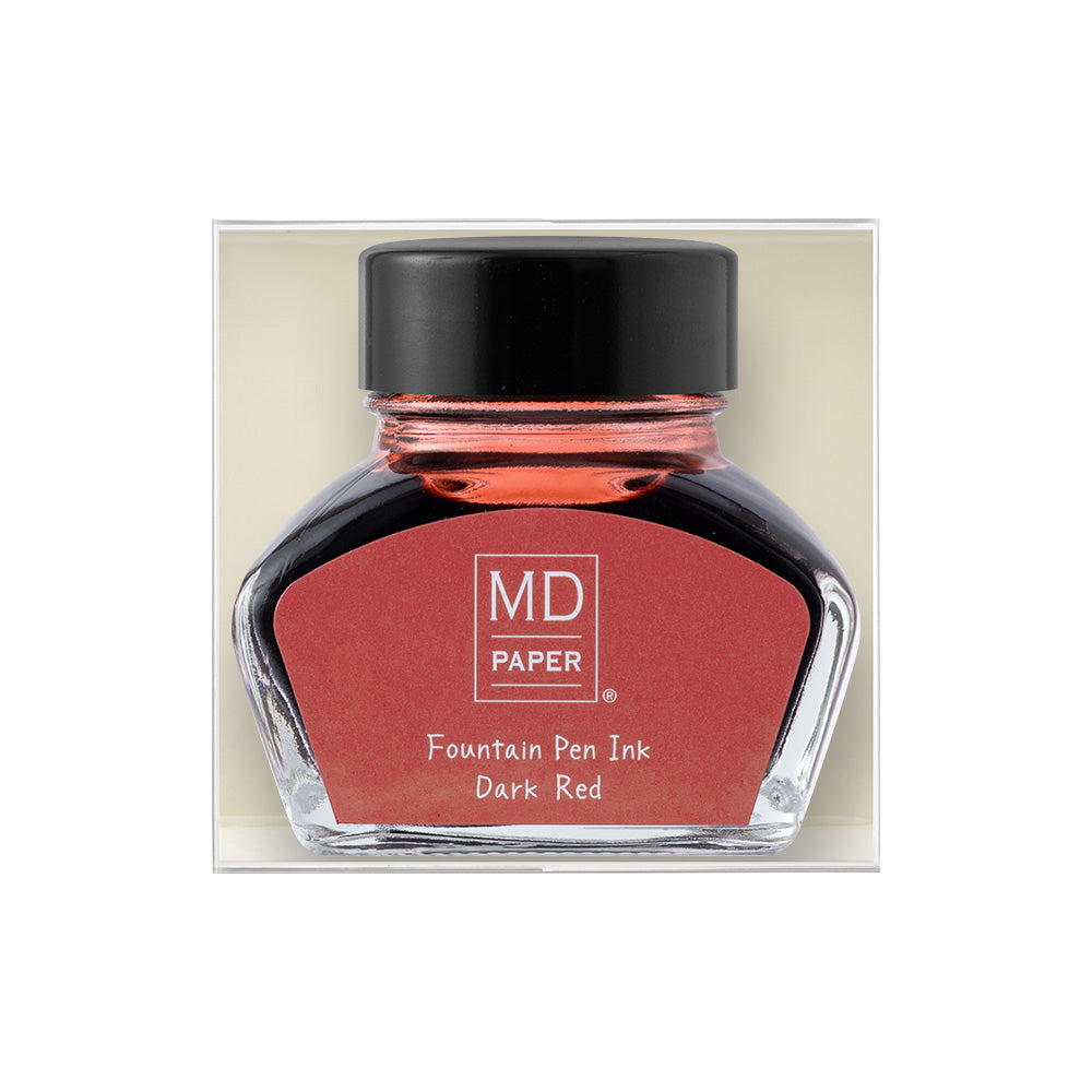 Pudding Ink Red MD Bottled Ink - Limited Edition - Dark Red Ink – Yoseka Stationery