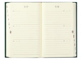 Midori 3 Years Diary - Green Recycled Leather - Limited Edition