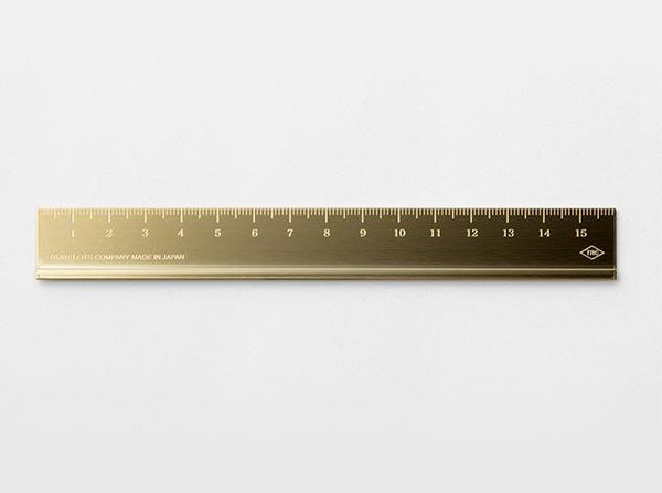 TRAVELER's Brass Ruler – Yoseka Stationery