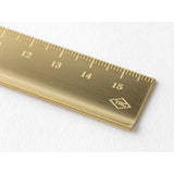 TRAVELER's Brass Ruler – Yoseka Stationery