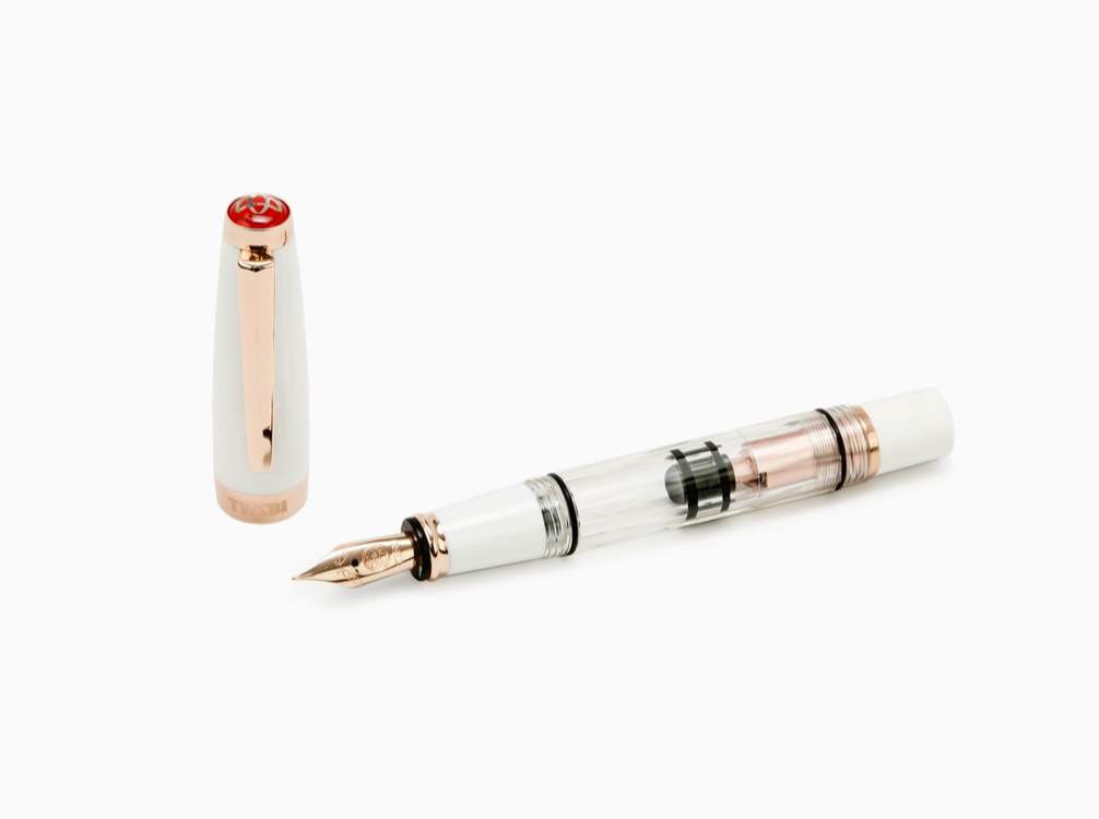 TWSBI Diamond Mini White RoseGold – Yoseka Stationery TWSBI Diamond Mini White RoseGold – Yoseka Stationery