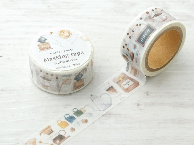 Papier Platz x Nakauchi Waka - Coffee Masking Tape