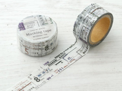 Papier Platz x SUNNY SUNDAY - Combination Masking Tape