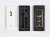 ystudio Brassing - Portable Ballpoint Pen - Black