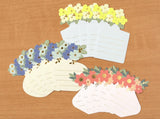 Paper Craft Museum Message Sticker - Flower Vases