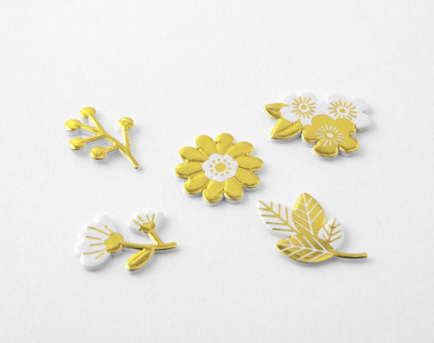 Paper Craft Museum Decoration Sticker - Foil Plant