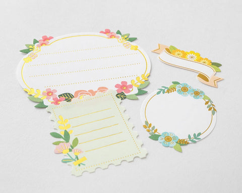 Paper Craft Museum Decoration Sticker - Flower