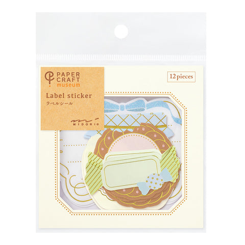 Paper Craft Museum Decoration Sticker - Sweets