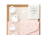 Extra-Mini Letter Set with Snow Fairy Bird Stickers