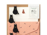 Extra-Mini Letter Set with Black Cat Stickers