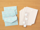 Extra-Mini Letter Set with Rabbit Stickers