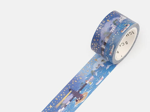 BGM Washi Tape -  Lighthouse in the Harbor