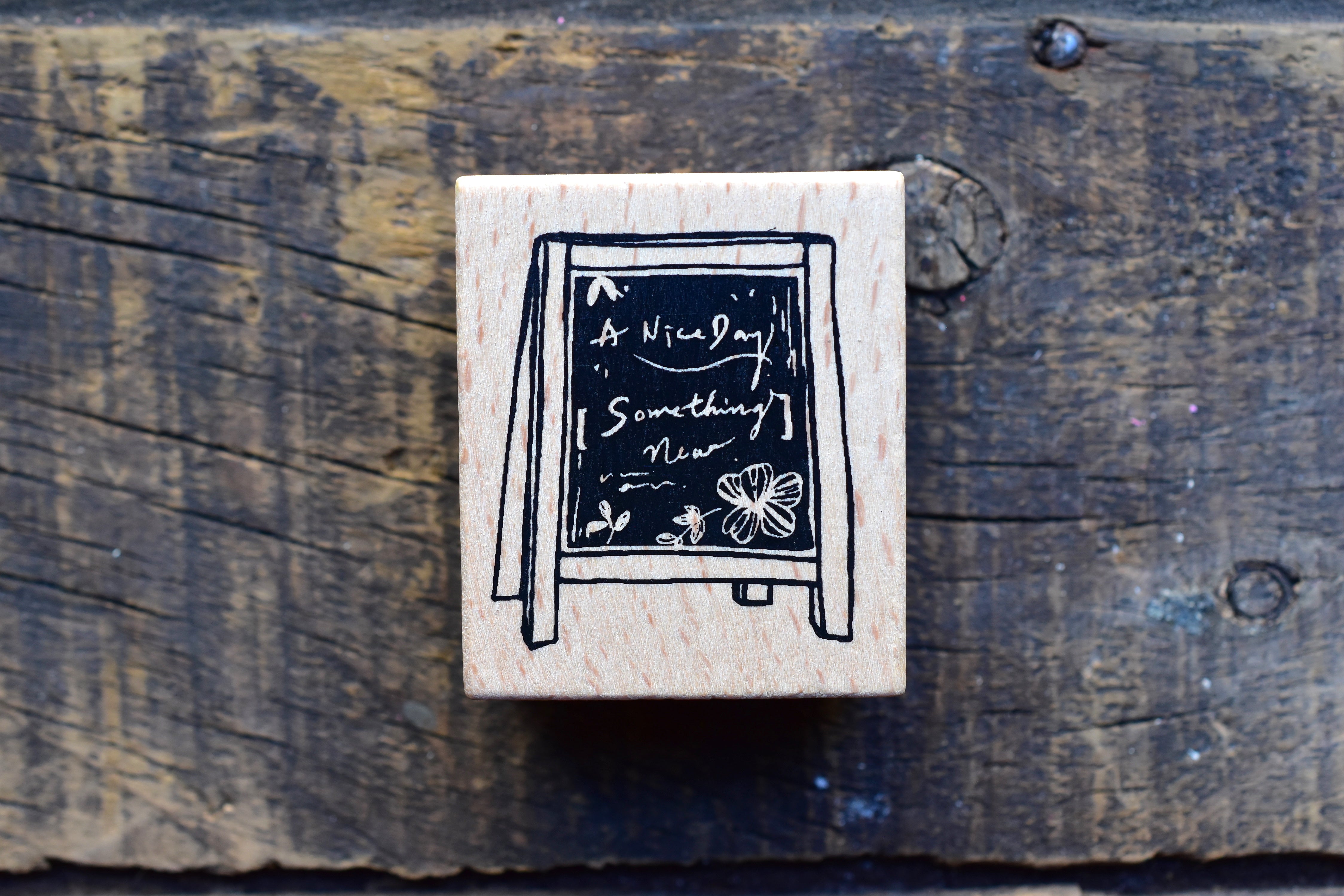 Deer Forest - 店外的歡迎黑板/Welcome Shop Sandwich Board Stamp