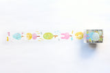 Deer Forest Washi Tape - Marshmallow Tree Transparent